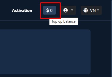 Nạp tiền vào website