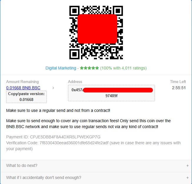 Nạp tiền vào website Shortnum.com