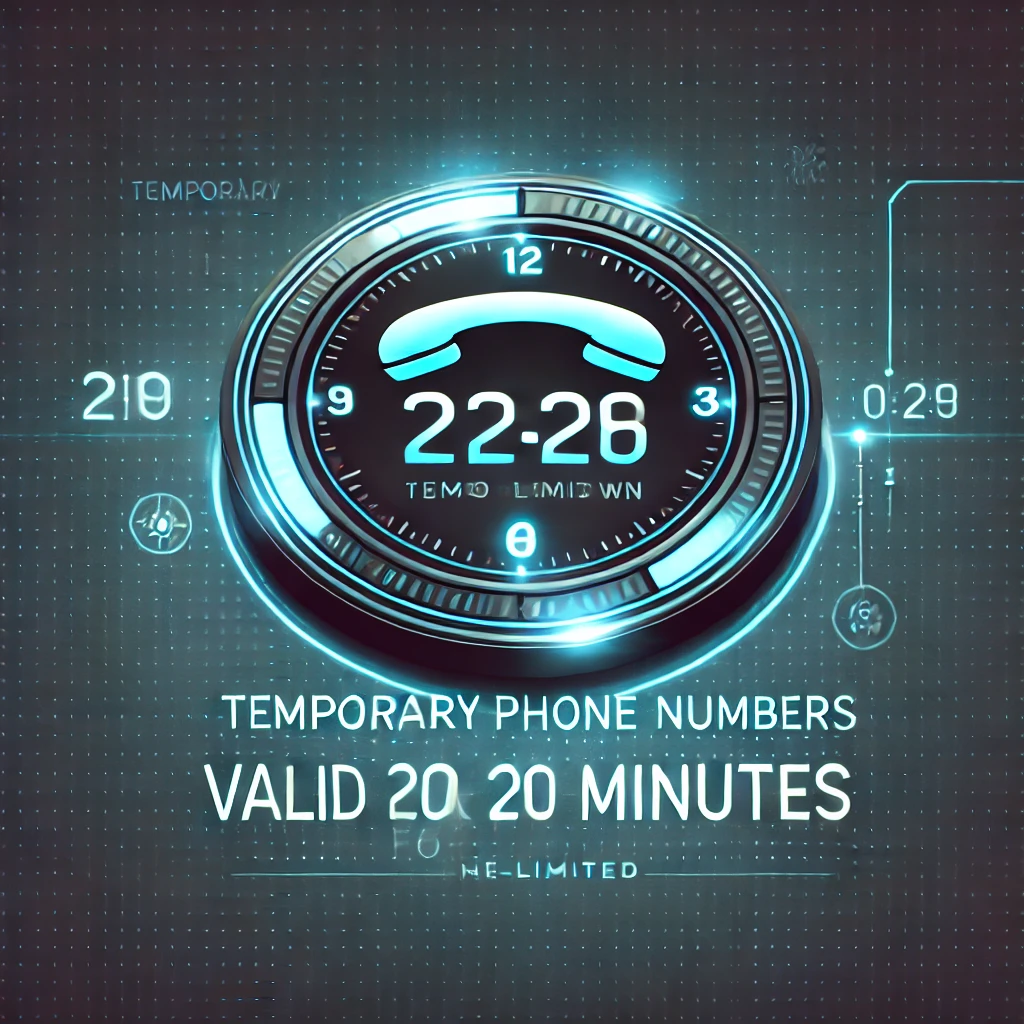 Temporary numbers icon